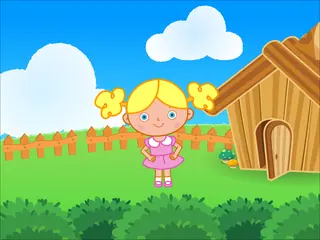 Opening frame of “Chicken Count”, activity 2A Unit 4 Lesson 6 — a linear activity.